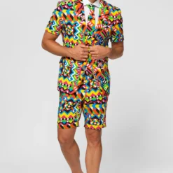 Kostuum Opposuits Summer Abstractive Met Stropdas -Keeskonings Winkel osum 0020 summer suit tropical abstractive 2 v4 sibj4mnnx0ojlml6 scaled