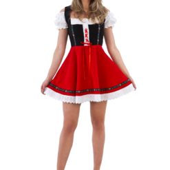 Trachtenspas Dirndl, Rood/zwart, Gabi -Keeskonings Winkel t 2145 3 large